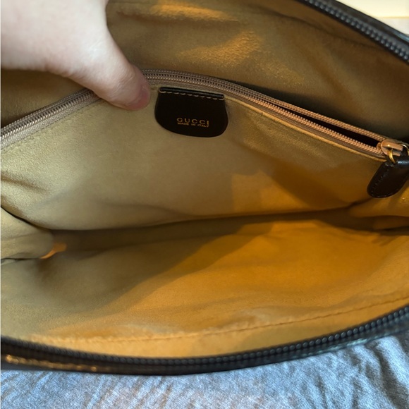 Authentic Black Gucci Monogram GG Canvas Toiletry Bag / Pouch - Good Condition - Picture 8 of 11